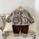 [73-100cm] チェックボア ジャケット - Image 7