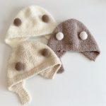 [GOODS]ダブルポンポンニット帽子 - Image 2