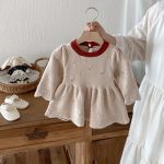 [73-110cm]フリル ニット ワンピース - Image 11