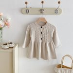 [73-110cm]シンプル ニット ワンピース - Image 6