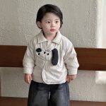 [73-100cm] わんちゃん 中綿シャツアウター - Image 4