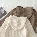 [80-130cm] ゲーブル編み セーター - Image 6