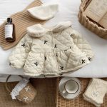 [66-100cm] 蝶結 裏起毛 コットン アウター - Image 8