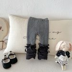 [73-110cm] 裏起毛 ソックス レギンス - Image 8