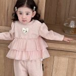 [73-100cm] ピンク 裏起毛 スイート セットアップ - Image 7