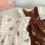 [66-120cm] 蝶結び 中綿 カバーオール - Image 17