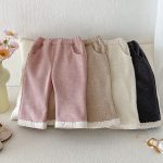 [73-100cm]フリース ワイドパンツ - Image 9