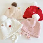 [GOODS]波型 ポンポン ニット 帽子 - Image 4