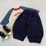 [90-140cm]ダブルボタン 長ズボン - Image 8