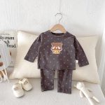 [73-100cm]ドット くま ルームウェア セットアップ - Image 10