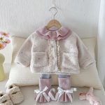 [73-100cm] ドット ボア ジャケット - Image 5