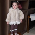 [73-100cm]ナチュラル もこもこ 暖かい アウター - Image 4