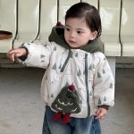 [73-100cm] クリスマスツリー 中綿 アウター - Image 3