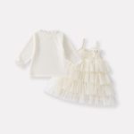 [73-100cm]キャミチュールワンピース&やわらかインナートップス - Image 2