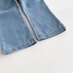 [90-130cm]レース付き デニムパンツ - Image 6