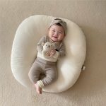 [66-90cm]ハート柄 ボーダー セットアップ