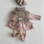 [80-130cm] フリル ワンピース