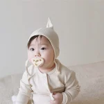 [66-90cm] 韓国風リブ オールインワン - Image 7