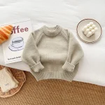 [73-110cm] シンプル セーター - Image 4