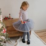 [90-150cm]インナーシャツ チュール フリル襟 トップス - Image 13