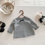 [66-100cm] リボン シャツ - Image 7