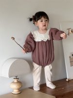 [66-90cm]フリル付き ロンパース - Image 8