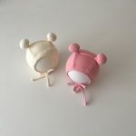 [GOODS]大きめ ポンポン ダブル帽子 - Image 4