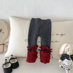 [73-110cm] 裏起毛 ソックス レギンス - Image 9