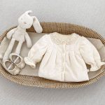 [73-120cm] レース襟 裏起毛 コットン コート - Image 3