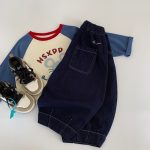 [90-140cm]ダブルボタン 長ズボン - Image 5