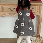 [73-100cm] レトロ 花柄 ジャンパースカート - Image 10