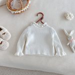 [66-90cm] お花 刺繍 レース襟 カバーオール - Image 9