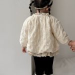 [73-100cm] ベロアキルティング レトロ ジャケット - Image 7