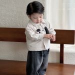 [73-100cm] わんちゃん 中綿シャツアウター - Image 9