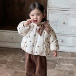 [73-100cm] 韓国風 ドット 蝶結び アウター - Image 4