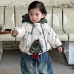 [73-100cm] クリスマスツリー 中綿 アウター