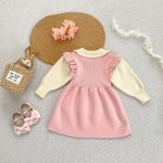 [73-110cm]熊さん付き レイヤード ワンピース - Image 13