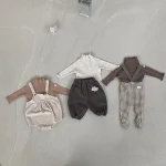 [73-100cm] シンプル フリル インナー シャツ - Image 18