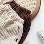 [73-120cm] コーデュロイボア ボトムス - Image 10