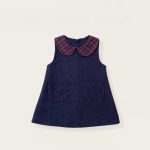 [80-140cm]リボンニットカーディガン&ジャンパースカート - Image 4