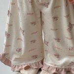 [73-100cm]うさぎ柄 ルームウェア - Image 6