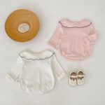 [66-90cm]リボン襟 ロンパース - Image 8