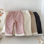 [73-100cm]フリース ワイドパンツ - Image 4