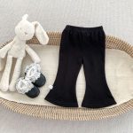 [73-120cm]蝶結び セミ フレアパンツ - Image 10