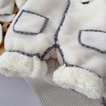 [66-100cm] シープ ボア カバーオール&フード - Image 8