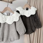 [73-100cm]暖かい フリル襟 ロンパース - Image 9