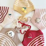 [GOODS]ボーダー ニット 帽子 - Image 2