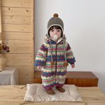 [66-100cm] レトロ あったか カバーオール - Image 6