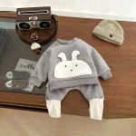 [73-110cm] ウサギデザイン セットアップ - Image 6