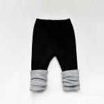 [66-100cm] カラー切り替え レギンス - Image 3